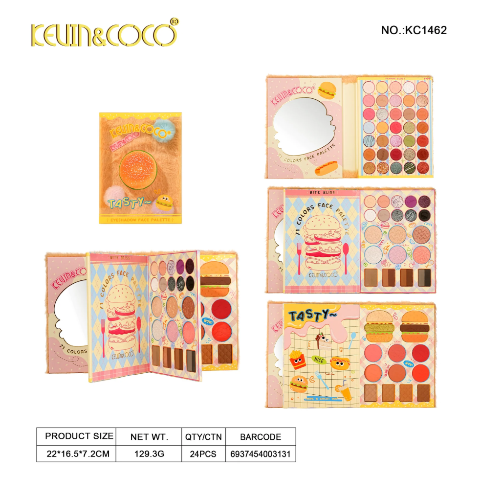 Kevin y Coco | Burger Plush Palette