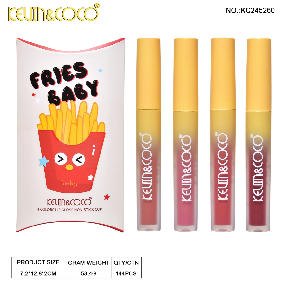 Kevin & Coco | Fries Baby Lip Gloss